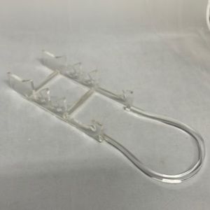 Five piece dinnerware stand for China place setting holder